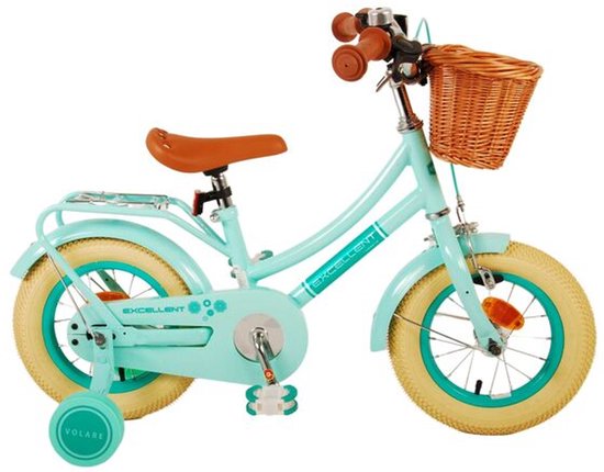 Volare Excellent Kinderfiets - Meisjes - 12 inch - Groen van Merkloos