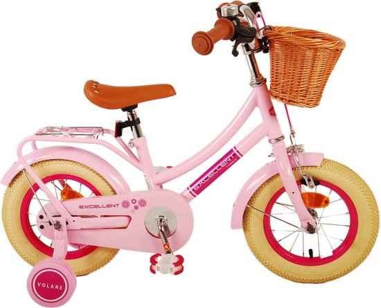 Volare Excellent Kinderfiets - Meisjes - 12 inch - Roze van Volare