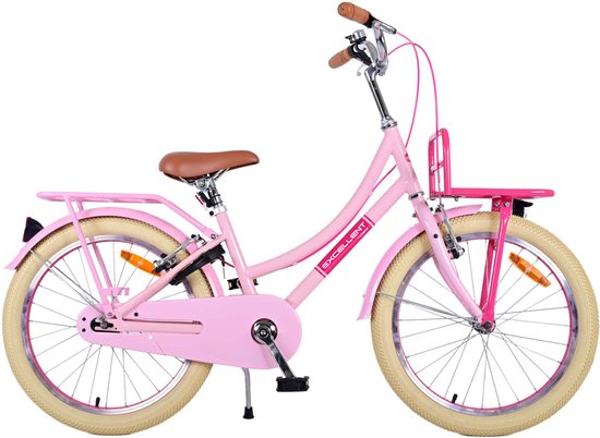 Volare Excellent Kinderfiets - Meisjes - 20 inch - Roze - Twee handremmen van Volare