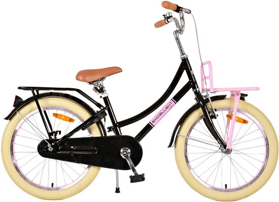 Volare Excellent Kinderfiets - Meisjes - 20 inch - Zwart van Volare