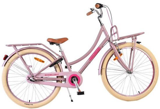Volare Excellent Kinderfiets - Meisjes - 24 inch - Mat Roze - 3 Versnellingen van Volare