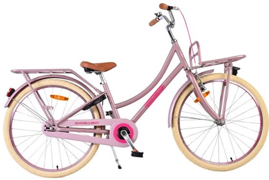 Volare Excellent Kinderfiets - Meisjes - 24 inch - Mat Roze van Merkloos