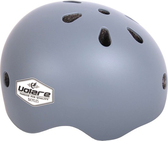 Volare Fietshelm - Kids - Grijs - 45-51 cm van Volare