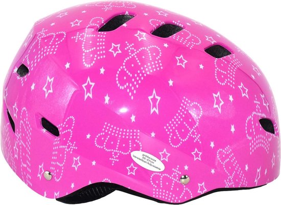 Volare Fiets/Skatehelm - Roze - 55-57 cm van Volare
