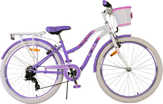 Volare Lovely Fiets - 26 inch - Paars - 7 speed van Volare