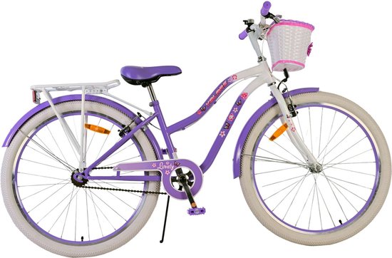 Volare Lovely Fiets - 26 inch - Paars - Twee handremmen van Volare