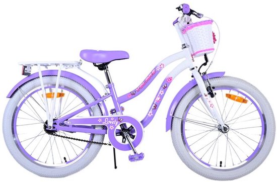 Volare Lovely Kinderfiets - Meisjes - 20 inch - Paars van Volare