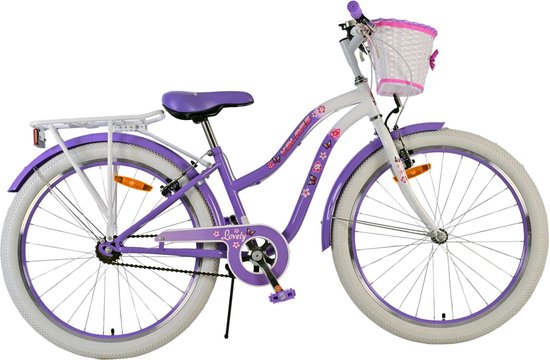 Volare Lovely Kinderfiets - Meisjes - 24 inch - Paars - van Volare