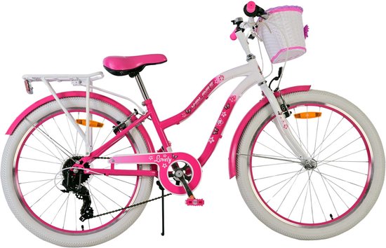 Volare Lovely Kinderfiets - Meisjes - 24 inch - Roze - 7 van Volare