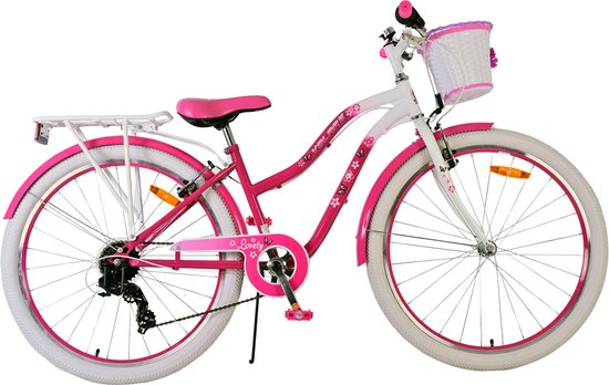 Volare Lovely Kinderfiets - Meisjes - 26 inch - Roze - 7 speed van Volare