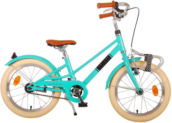 Volare Melody Kinderfiets - Meisjes - 16 inch - Turquoise - Prime Collection van Volare