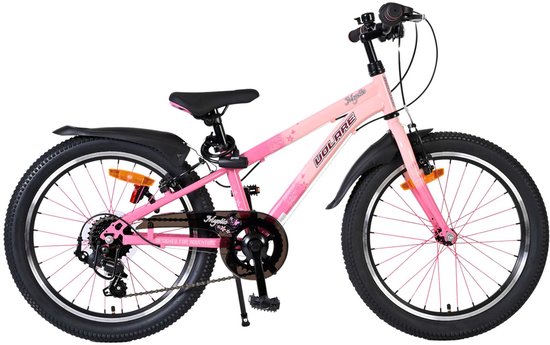 Volare Mystic Kinderfiets - 20 inch - Roze - 7 speed van Merkloos