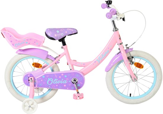 Volare Olivia Kinderfiets - Meisjes - 16 inch - Roze van Merkloos