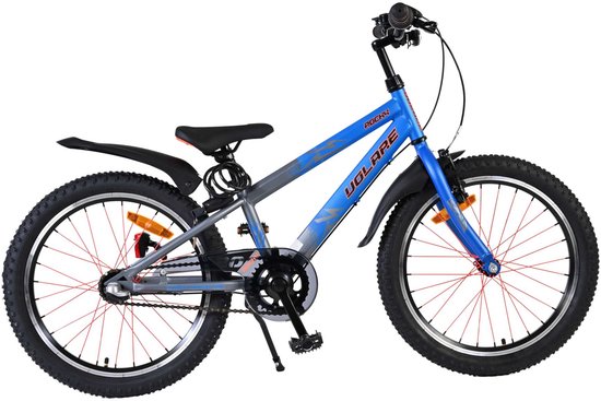 Volare Rocky Kinderfiets - 20 inch - 3 speed - Blauw/Grijs van Volare