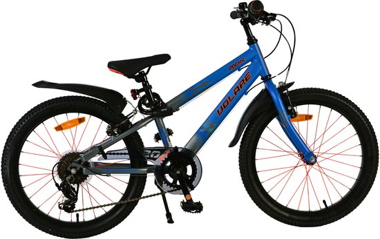 Volare Rocky Kinderfiets - 20 inch - 7 speed - Blauw van Volare