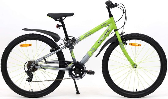 Volare Rocky Kinderfiets - 24 inch - Groen - 7 speed van Volare