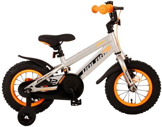 Volare Rocky Kinderfiets - Jongens - 12 inch - Grijs van Volare
