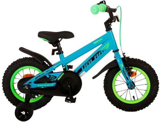Volare Rocky Kinderfiets - Jongens - 12 inch - Groen van Volare