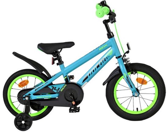 Volare Rocky Kinderfiets - Jongens - 14 inch - Groen van Volare