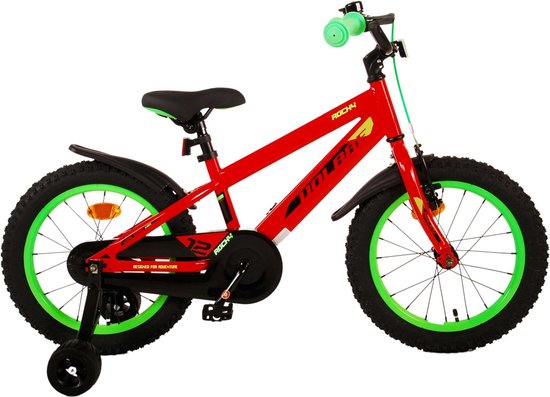 Volare Rocky Kinderfiets - Jongens - 16 inch - Rood van Volare