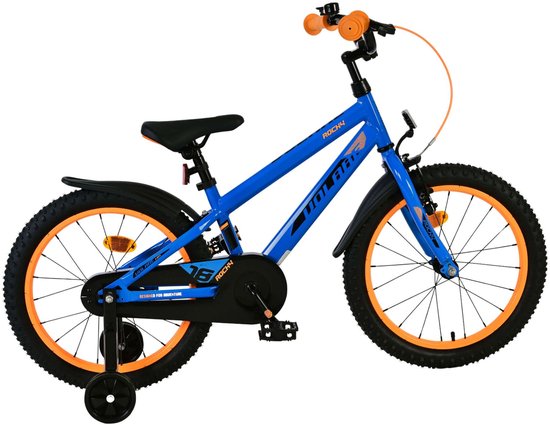 Volare Rocky Kinderfiets - Jongens - 18 inch - Blauw van Volare