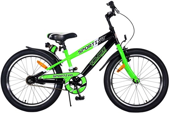 Volare Sportivo Kinderfiets - Jongens - 20 inch - Groen van Merkloos
