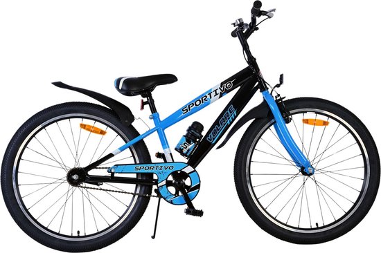 Volare Sportivo Kinderfiets - Jongens - 24 inch - Zwart Blauw van Volare