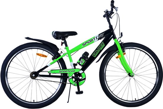 Volare Sportivo Kinderfiets - Jongens - 26 inch - Groen - Twee Handremmen van Volare