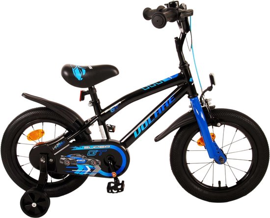 Volare Super GT Kinderfiets - Jongens - 14 inch - Blauw van Volare