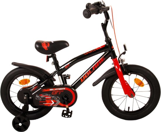 Volare Super GT Kinderfiets - Jongens - 14 inch - Rood van Volare