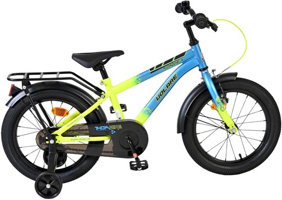 Volare Thombike Kinderfiets - Jongens - 16 inch - Blauw Geel van Volare