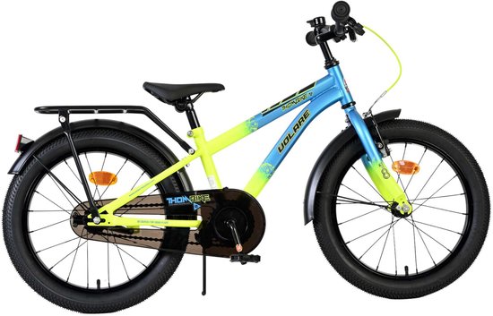 Volare Thombike Kinderfiets - Jongens - 18 inch - Blauw Geel