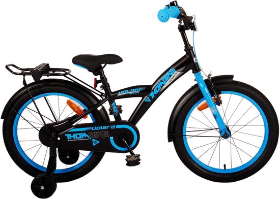Volare Thombike Kinderfiets - Jongens - 18 inch - Zwart Blauw van Volare
