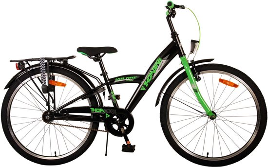 Volare Thombike Kinderfiets - Jongens - 24 inch - Zwart Groen van Volare
