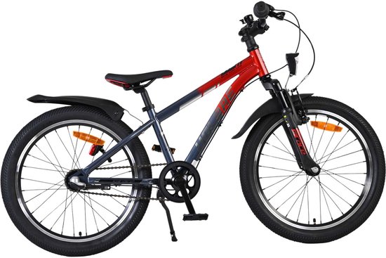Volare XC Race Kinderfiets - 20 inch - Nexus 3 - Rood/Grijs van Merkloos