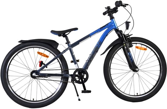 Volare XC Race Kinderfiets - 24 inch - Nexus 3 - Blauw/Grijs van Merkloos