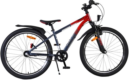 Volare XC Race Kinderfiets - 24 inch - Nexus 3 - Rood/Grijs van Merkloos