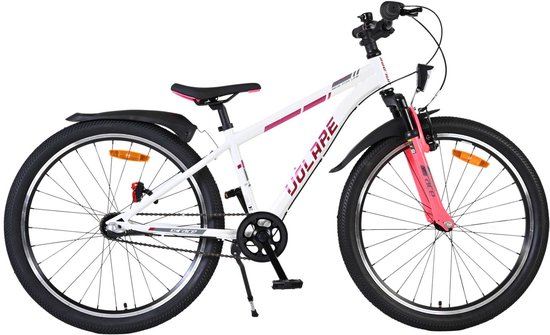 Volare XC Race Kinderfiets - 24 inch - Nexus 3 - Wit/Roze van Volare