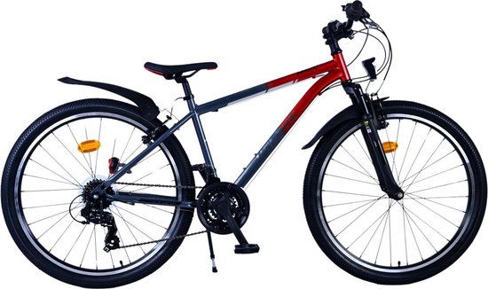 Volare XC Race Kinderfiets - 26 inch - 21 speed - Rood/Grijs van Volare