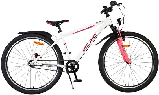 Volare XC Race Kinderfiets - 26 inch - Nexus 3 - Wit/Roze van Volare