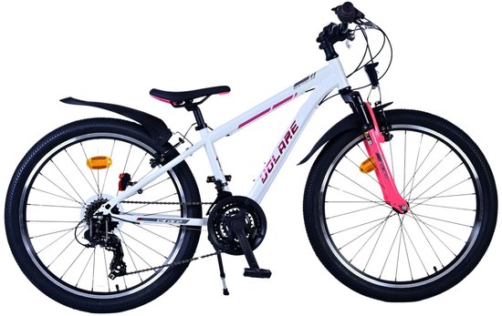 Volare XC Race Kinderfiets - 26 inch - Wit Roze - 21 Speed