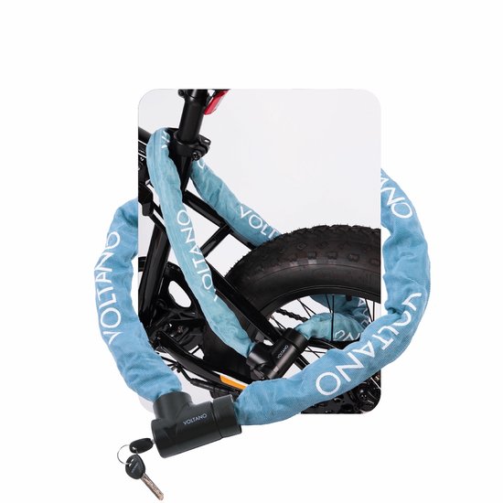 Voltano ART2 Kettingslot Pro - Ice Blauw - 110 CM - ART 2 Slot van Voltano