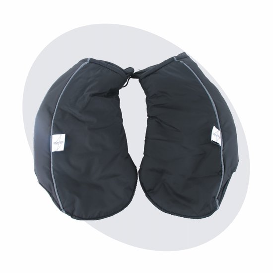 Voltano Set Handmoffen / Handwarmers Fiets, Scooter, Motor - Zwart - Fiets Handschoenen - Fietswanten / Handverwarmers