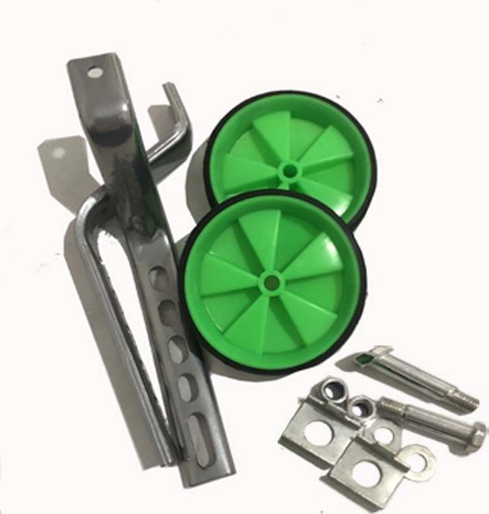 Voltano Zijwieltjes – Groen – 12-20 Inch - Zijwielen Voor Kinderfiets van Voltano