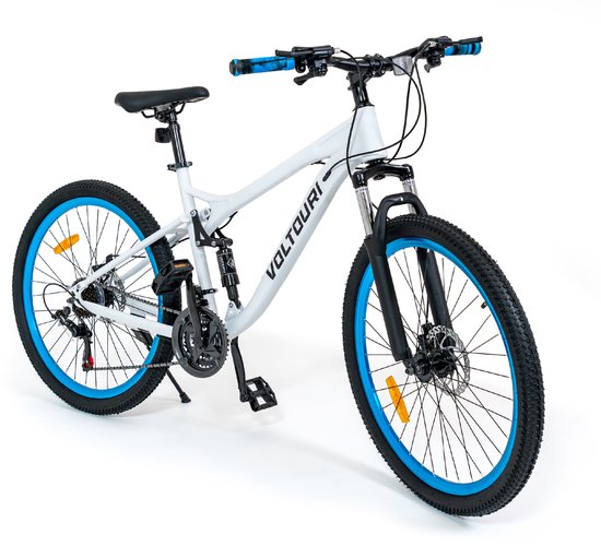 VOLTOURI Mountainbike 26” - 21 Versnellingen Shimano - Wit van Merkloos