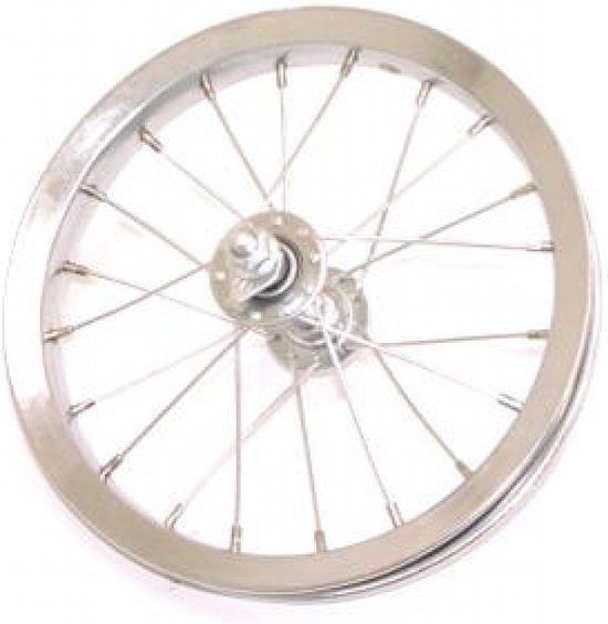 Voorwiel 12 1/2*2 1/4 Chroom van Polisport