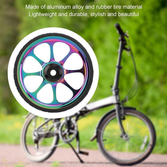 Vouwfiets met Aluminium Frame en Vergroot Lager - Geschikt voor Brompton en 3sixty - Lichtgewicht en Compact Ontwerp van Merkloos