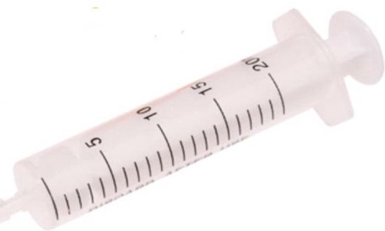 Vulspuit voor ontluchtingset - 20ml van Merkloos