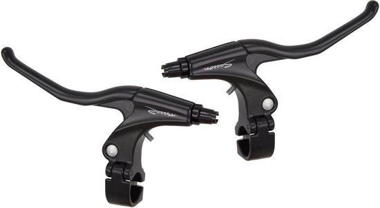 VWP Remhendel set, aluminium. geschikt voor rollerbrake. zwart/zwart van VWP