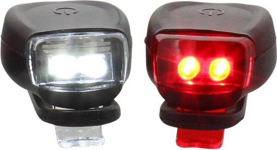 Walfort Voor en Achterlichtjes - Fietslichtjes LED-Lichtjes - 2 Stuks